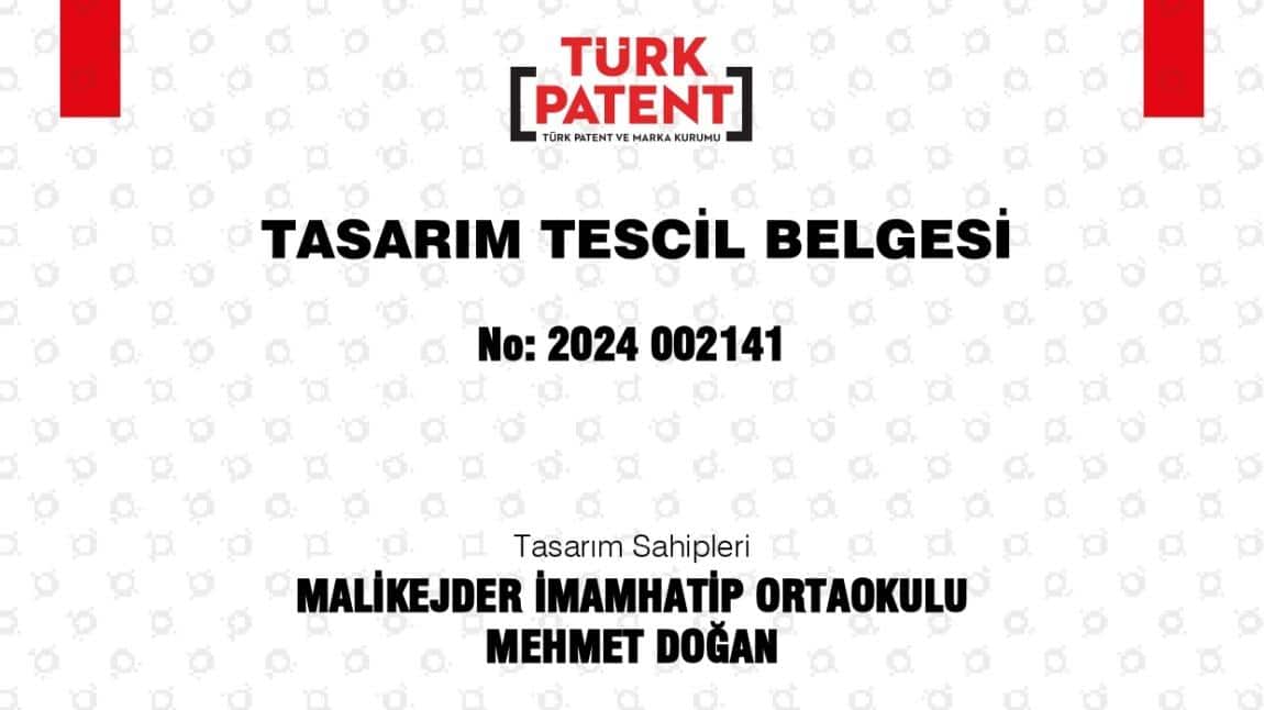 Okul Logomuz Türk Patent Kurumu Tarafından Tescillendi.